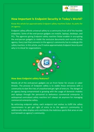 how important is endpoint security in today