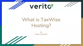 What is TaxWise Hosting