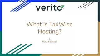 What is TaxWise Hosting_