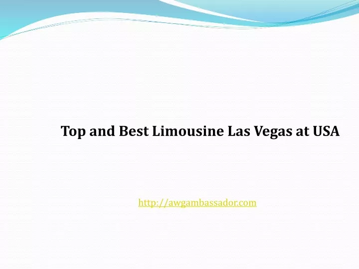 top and best limousine las vegas at usa