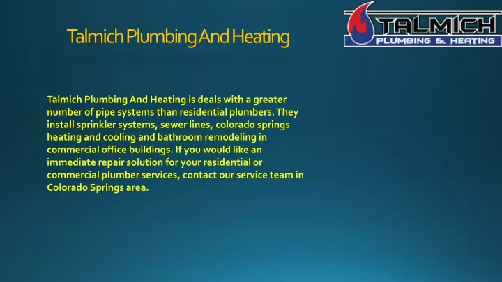 talmich plumbing and heating