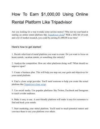 how to earn 1 000 00 using online