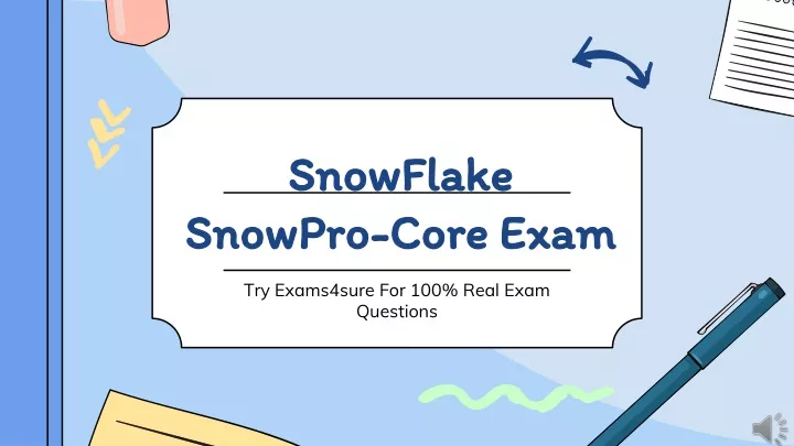 snowflake snowpro core exam