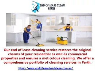 End of Lease Bond Clean