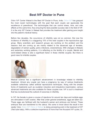 Best IVF Docter in Pune (1)