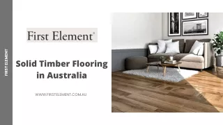Solid Timber Flooring in Australia