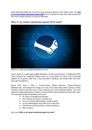 slow download speeds are a common issue among