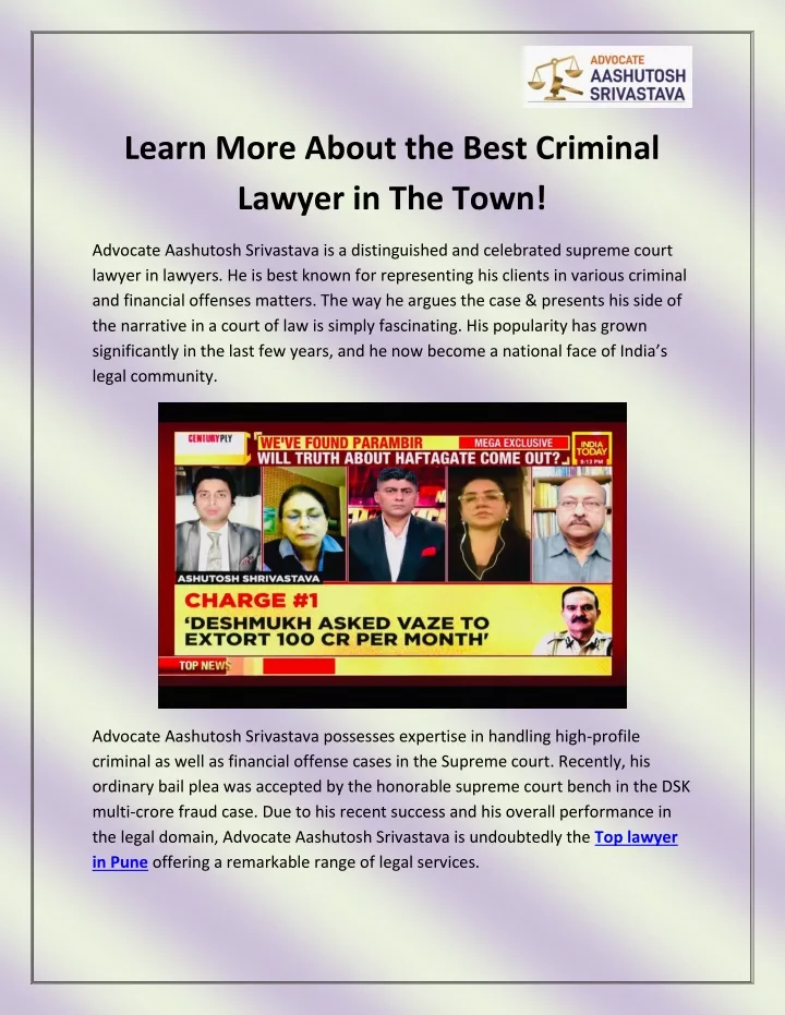 learn more about the best criminal lawyer