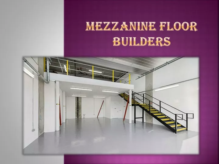 mezzanine floor builders