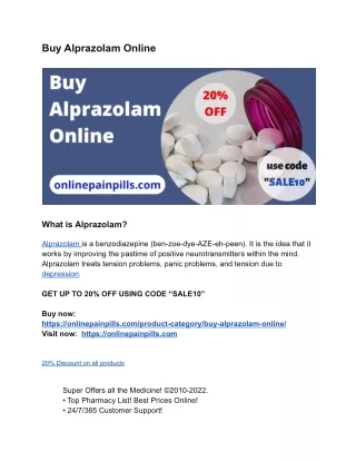 Order ALPRAZOLAM overnight online (1)