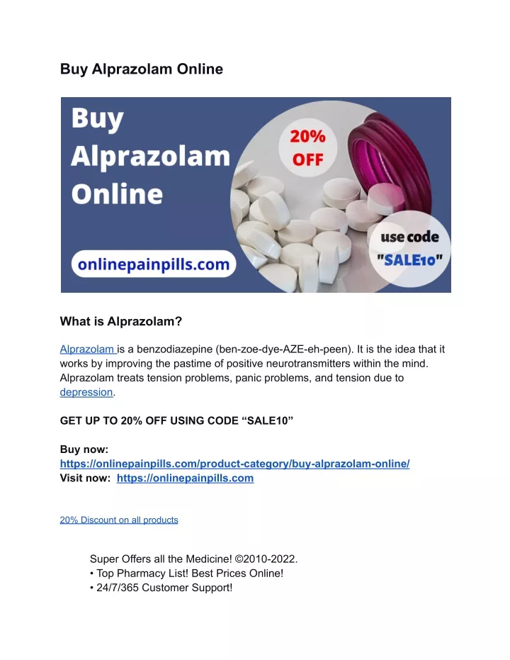 buy alprazolam online
