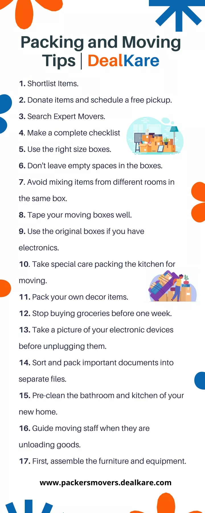 packing and moving tips dealkare