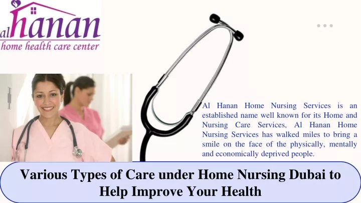 al hanan home nursing services is an established