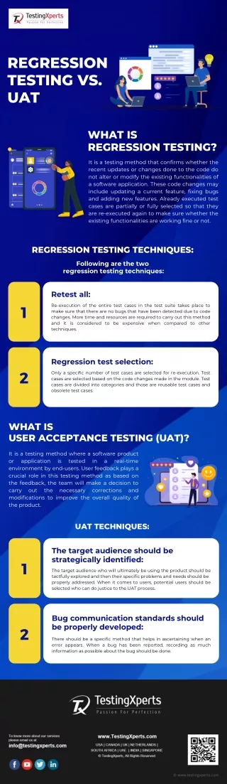 regression testing vs uat