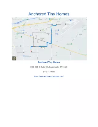anchored tiny homes