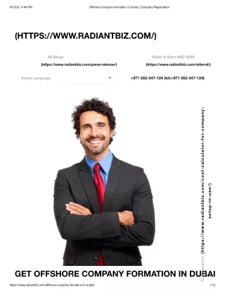Offshore company formation in Dubai | Company Registration