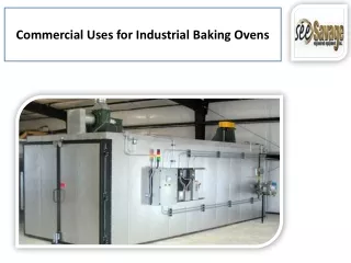 Commercial Uses for Industrial Baking Ovens