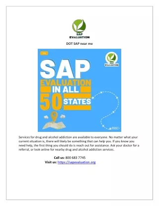 dot sap near me