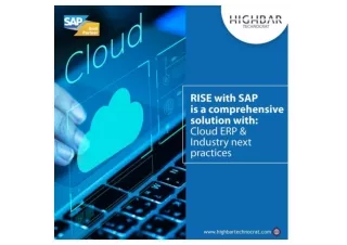 RIse with SAP is a Comprehansive Solution with CLoud ERP