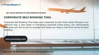 Corporate Self Booking Tool | Online Booking Tool