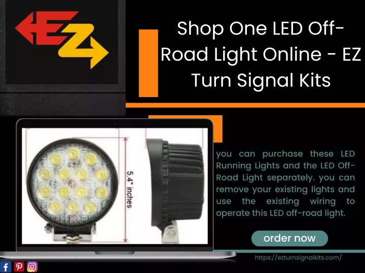 shop one led off road light online ez turn signal