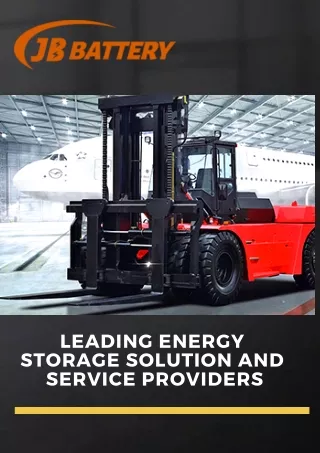 Forklift Battery Manufacturer in Chaina