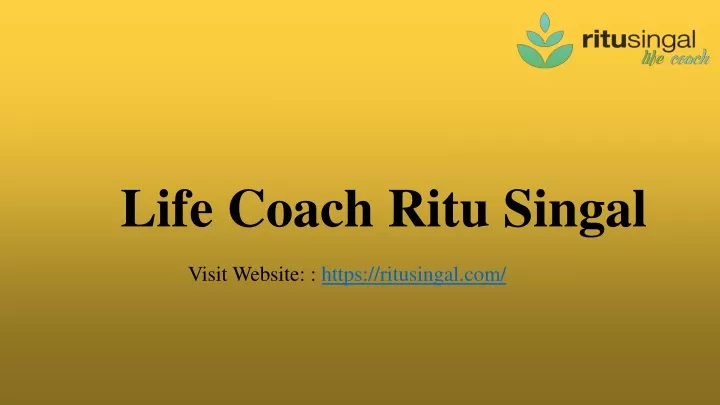 life coach ritu singal