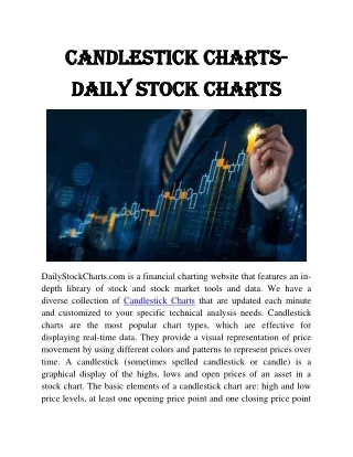 Candlestick Charts-Daily Stock Charts