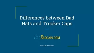 differences between dad hats and trucker caps