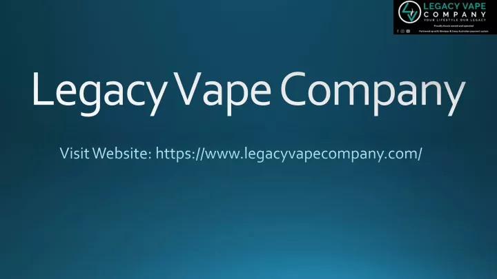 visit website https www legacyvapecompany com