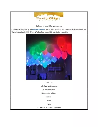 balloons limassol partycity com cy