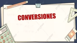 conversiones