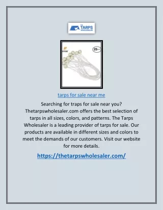tarps for sale near me