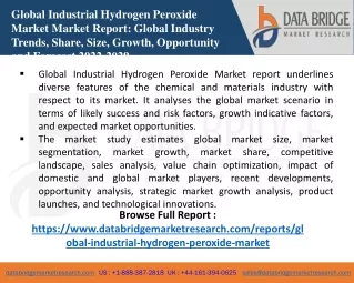 global industrial hydrogen peroxide market market