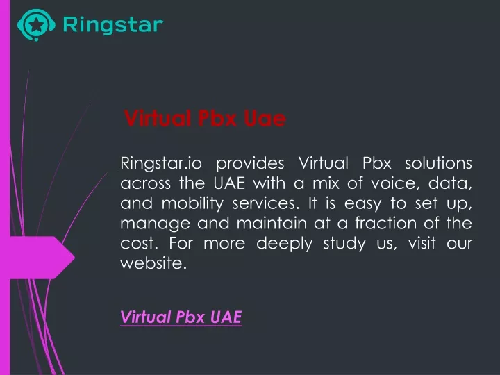 virtual pbx uae