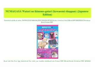 (READ)^ NUMAGASA Watari no ikimono-gatari (kawasemi shuppan) (Japanese Edition) #P.D.F. FREE DOWNLOAD^