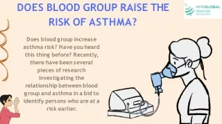 does blood group raise the risk of asthma