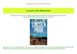 {DOWNLOAD} Lincoln Park Memories Pdf