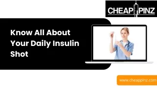 Know All About Your Daily Insulin Shot