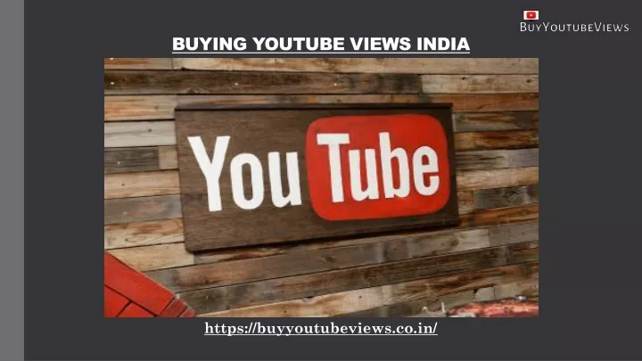 buying youtube views india