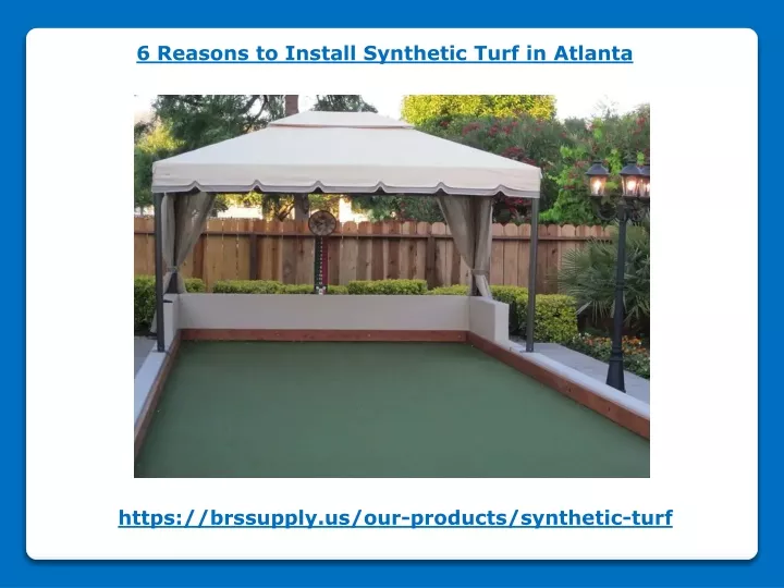 6 reasons to install synthetic turf in atlanta