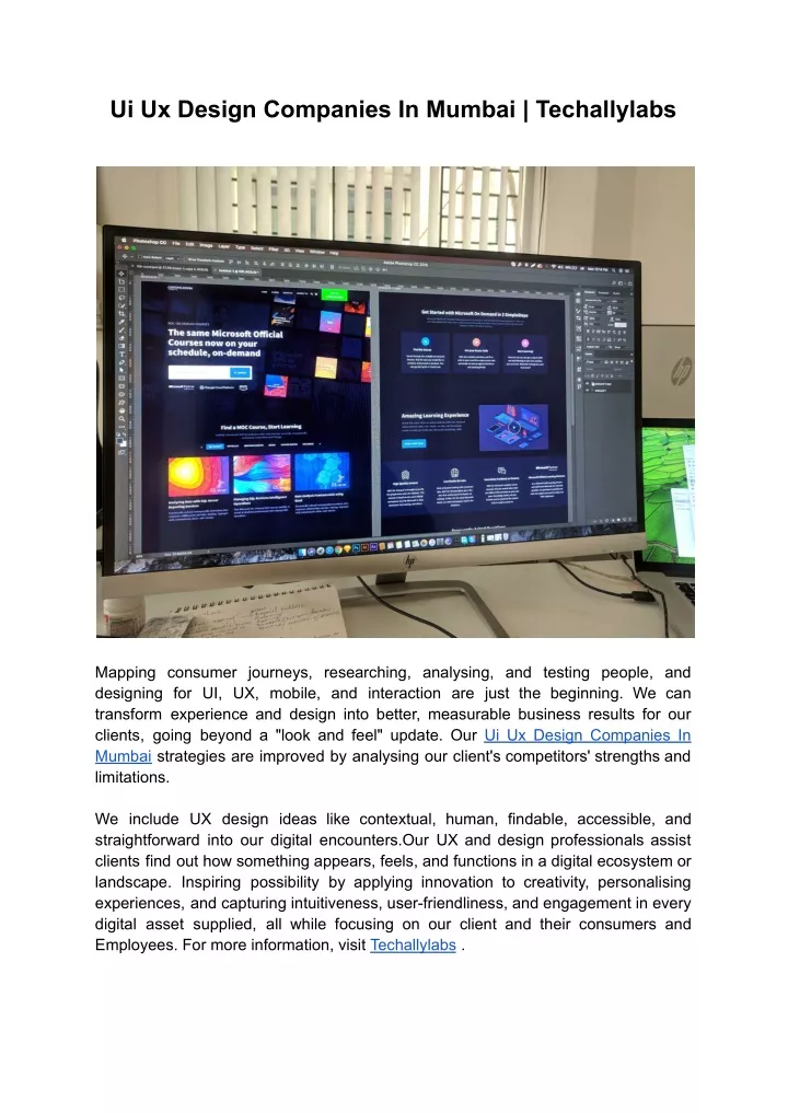 ui ux design companies in mumbai techallylabs