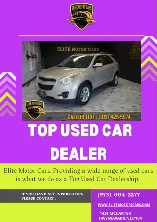 Used Car Dealerships In New Jersey | Elite Motor Cars