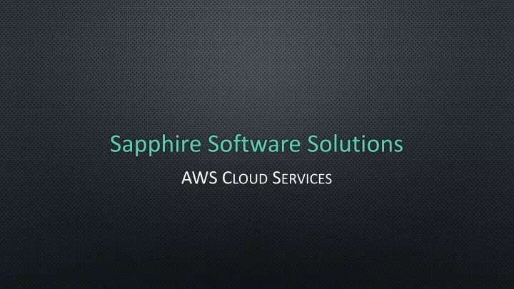 sapphire software solutions