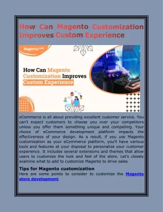 ecommerce is all about providing excellent