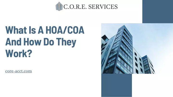 what is a hoa coa and how do they work