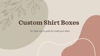 custom shirt boxes