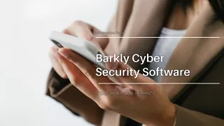 Barkly cybersecurity software