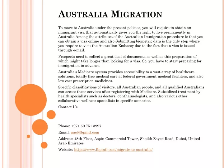 australia migration