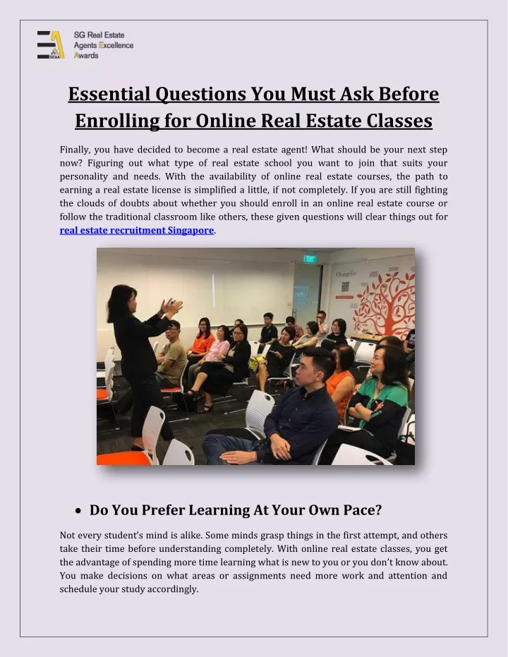 essential questions you must ask before enrolling